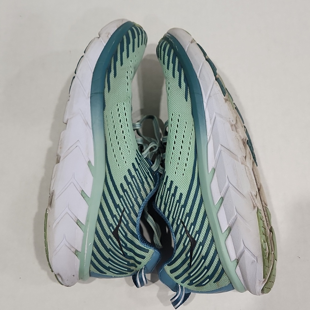 Hoka One One Clifton 5 Running Shoes Womens Size 9.5 M Teal Comfort Breathable - Picture 6 of 6